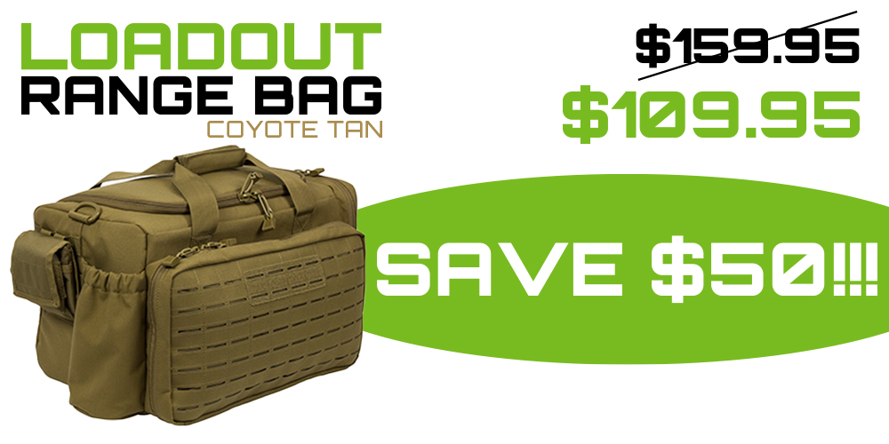 Loadout Range Bag, Coyote Tan - $50 off! Use code LT50