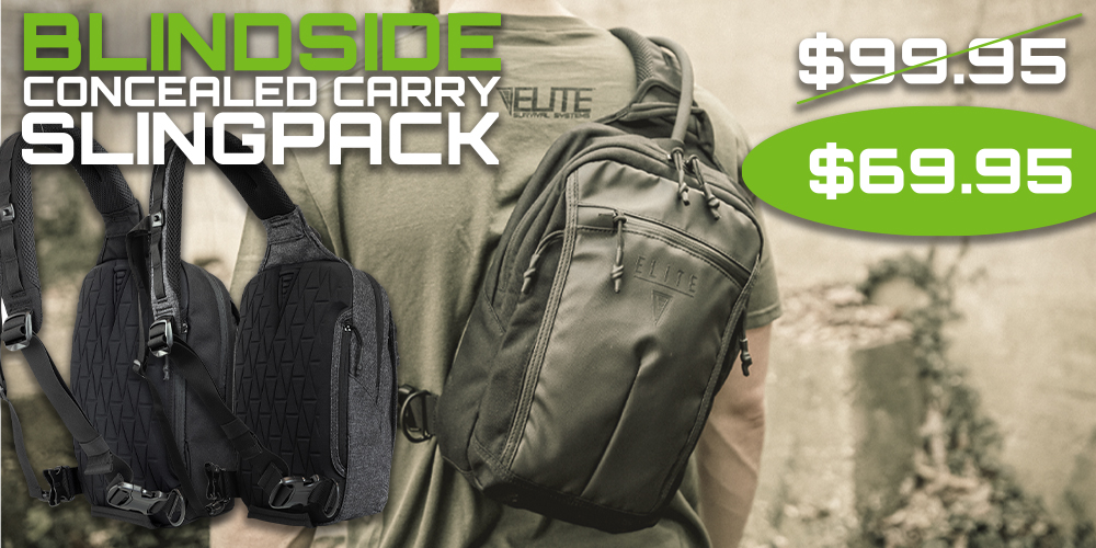 Save $30 on the Blindside Concealed Carry Slingpack