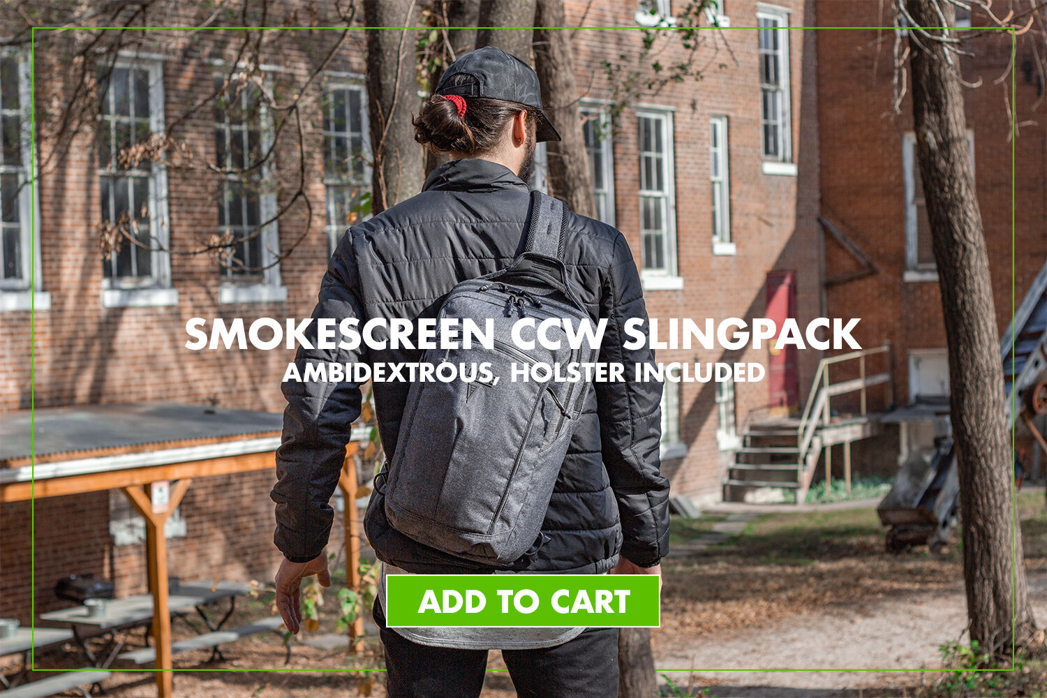 Elite Survival Smokescreen CCW Slingpack - Compact and versatile concealed carry sling pack