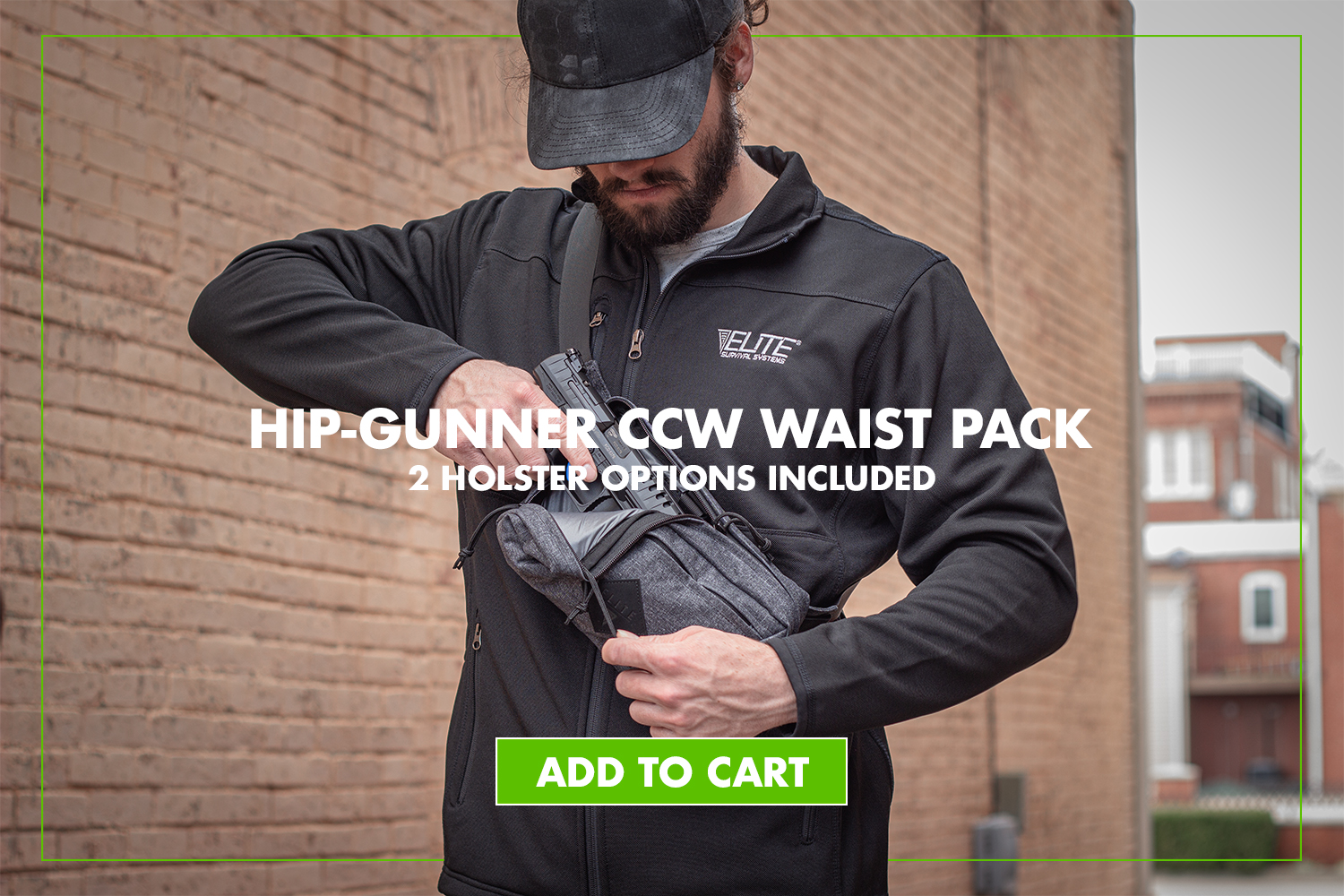 Hip Gunner Concealed Carry Fanny Pack - Keep your firearm close and accessible