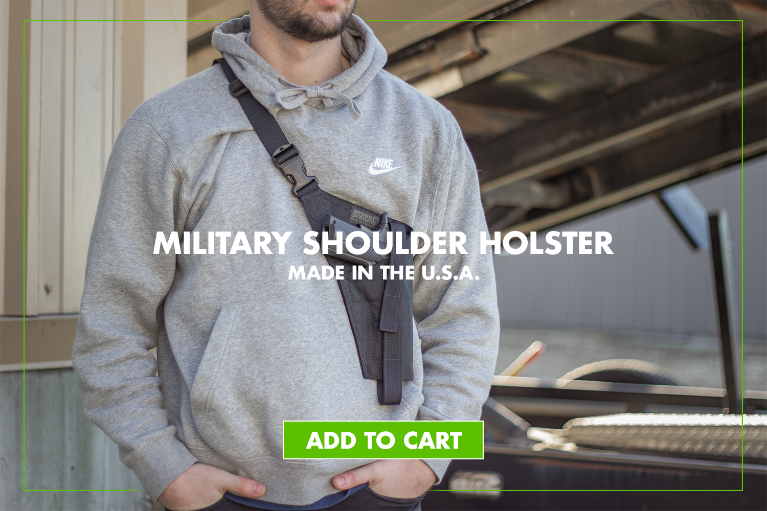 Military Shoulder Holster by Elite Survival - Versatile and rugged holster for your firearm