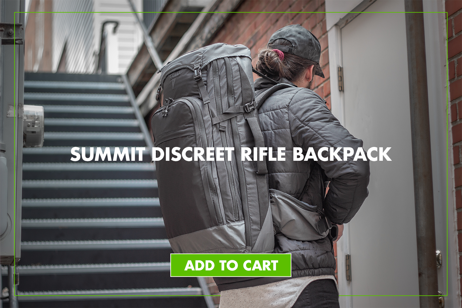 Elite Survival Summit Discreet Rifle Backpack - The perfect pack for discreetly transporting your rifle