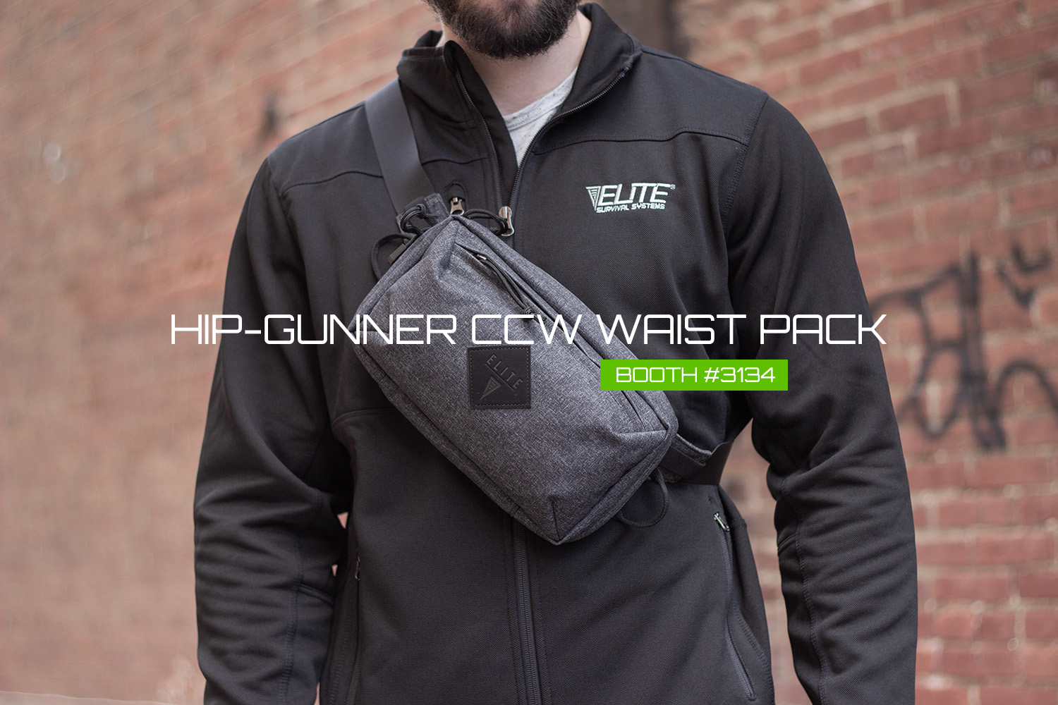 Elite Survival Hip Gunner Concealed Carry Fanny Pack - Stylish and Practical Gun Holster Bag