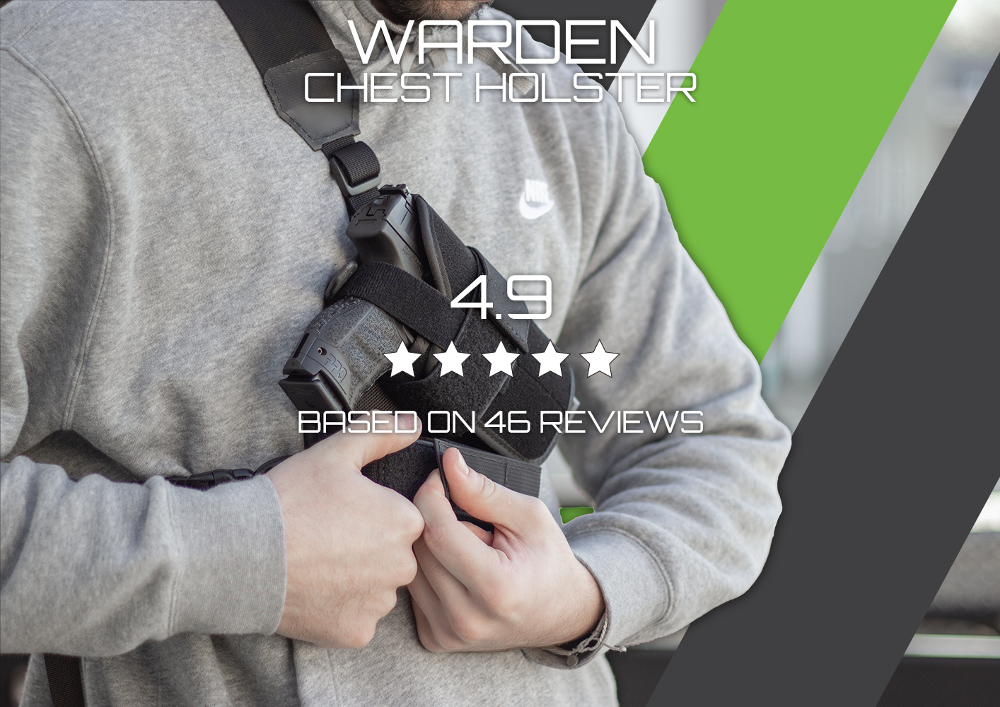 Elite Survival Warden Chest Holster - Tactical Holster for Comfortable and Secure Carry of Firearms. Lightweight and Adjustable. Shop Now!