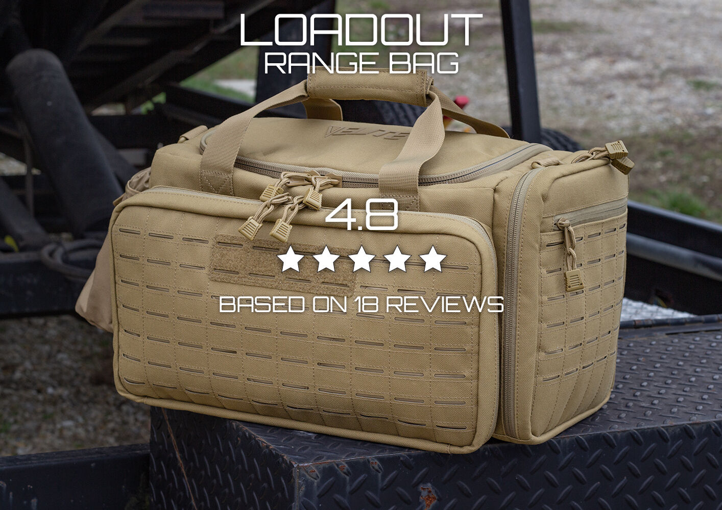 Elite Survival Loadout Range Bag - Tactical Range Bag for Ammunition and Firearm Storage. Durable and Spacious Design. Order Now for Easy Transportation!