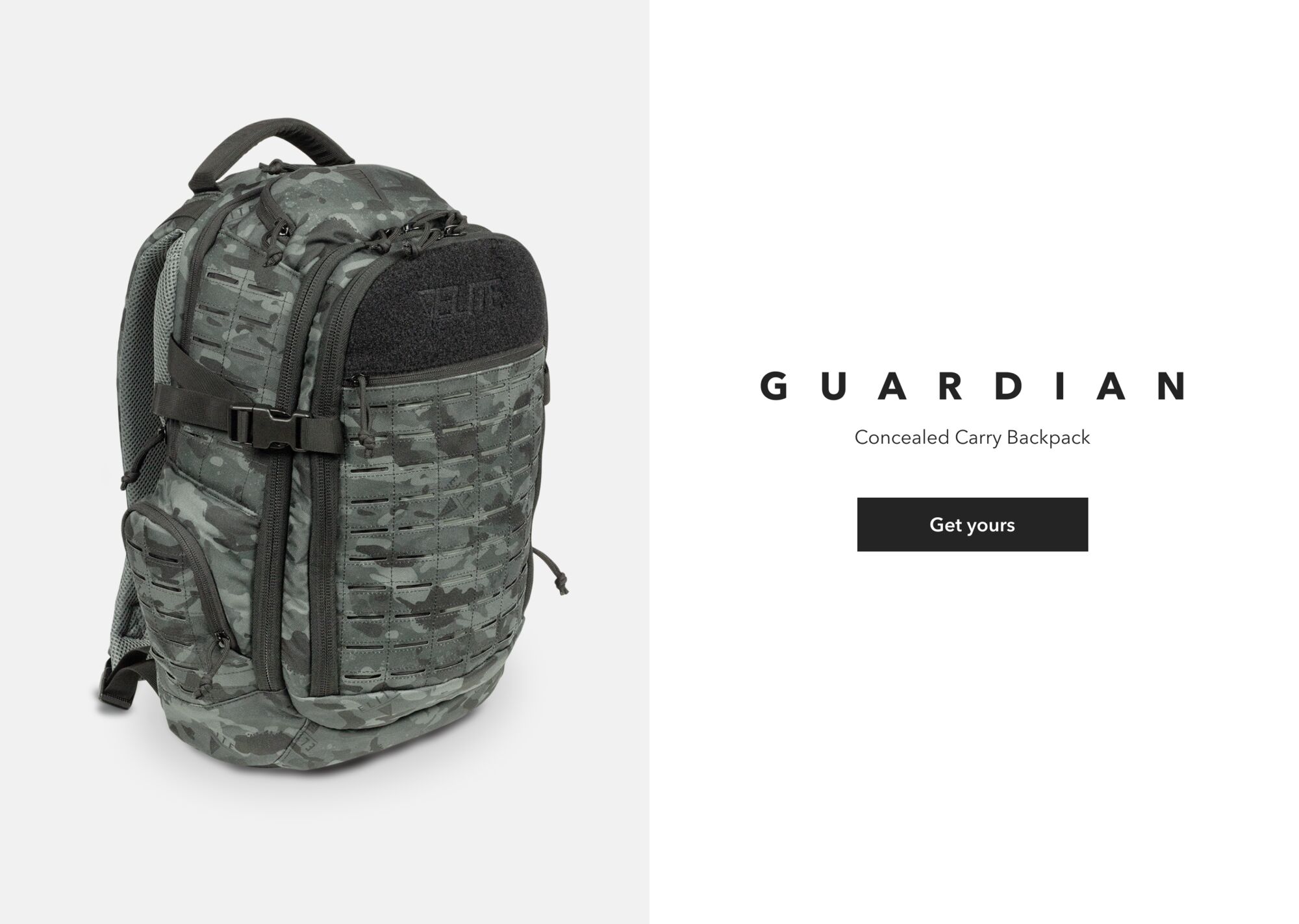 Camo Gaurdian Backpack