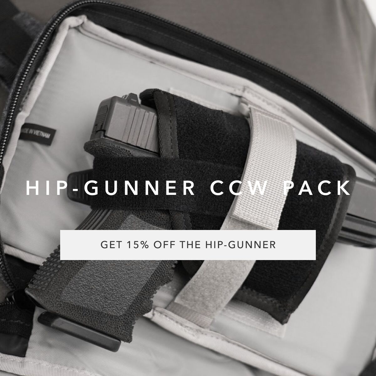 Hip Gunner CCW Pack, Get 15% off the hip-gunner