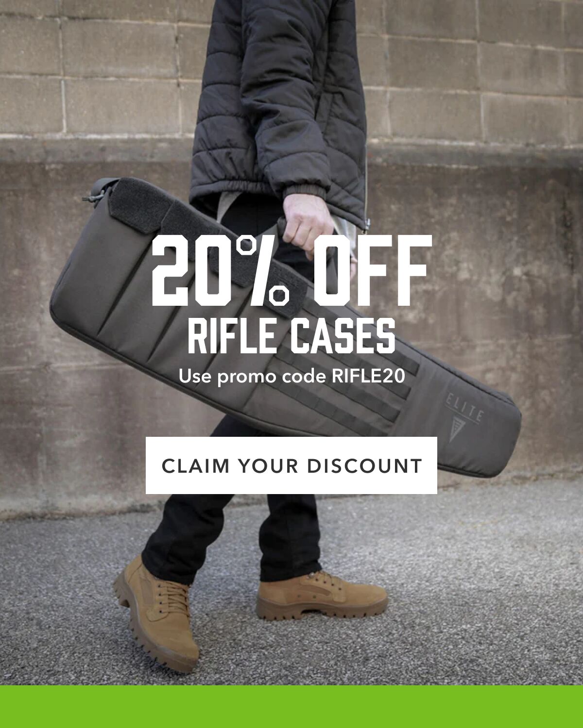 20% Off Rifle Cases | Claim your discount