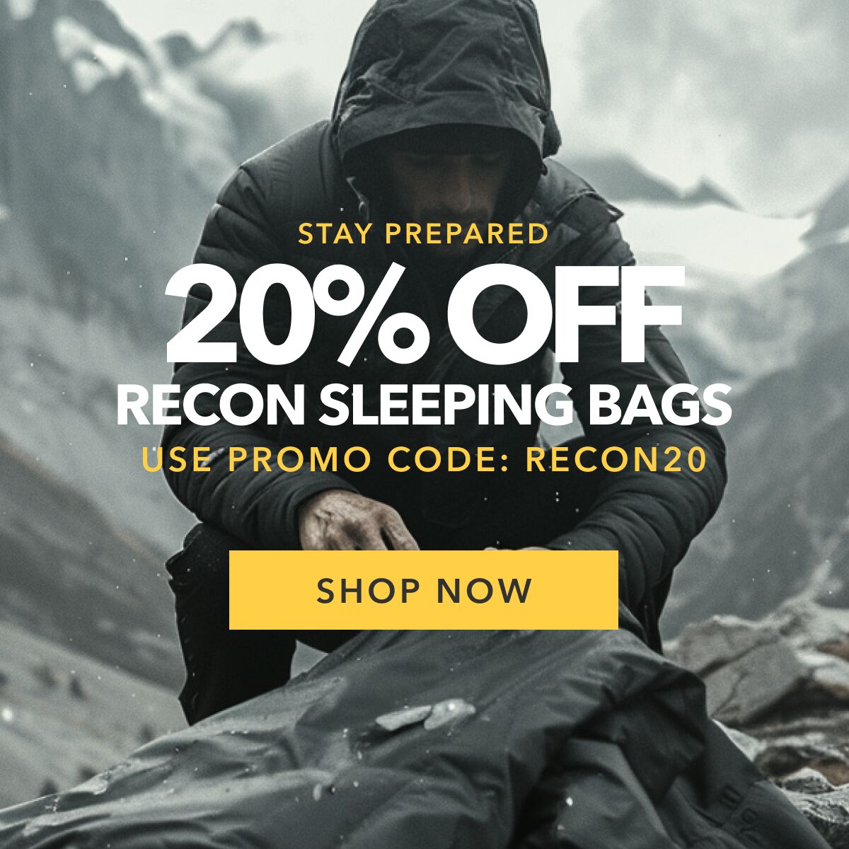 20% Off Recon Sleeping Bags | Shop now