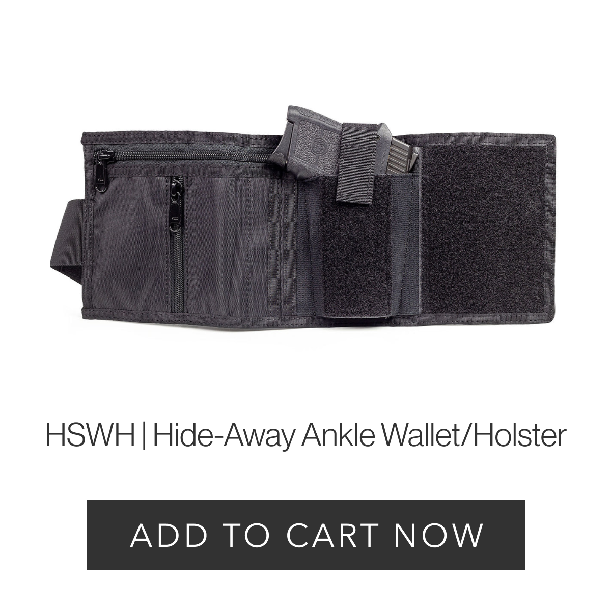 HSWH | Hide-Away Ankle Wallet/Holster