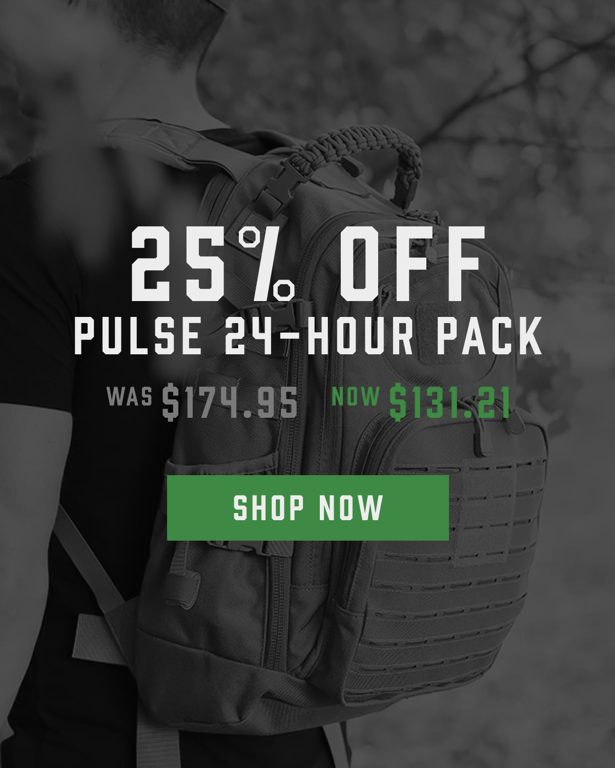 25% Off Pulse 24-Hour Backpack