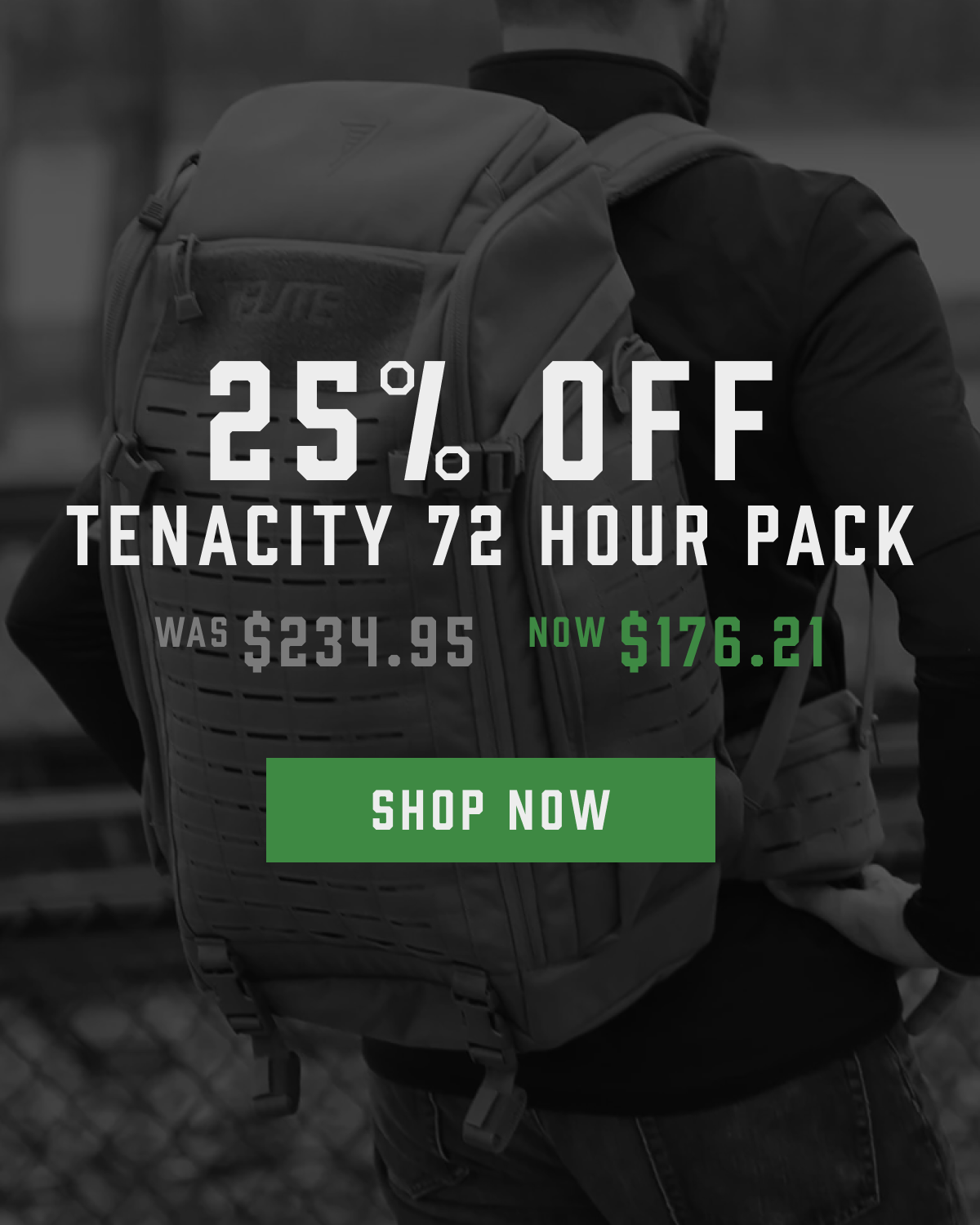 25% Tenacity 72 Hour Backpack