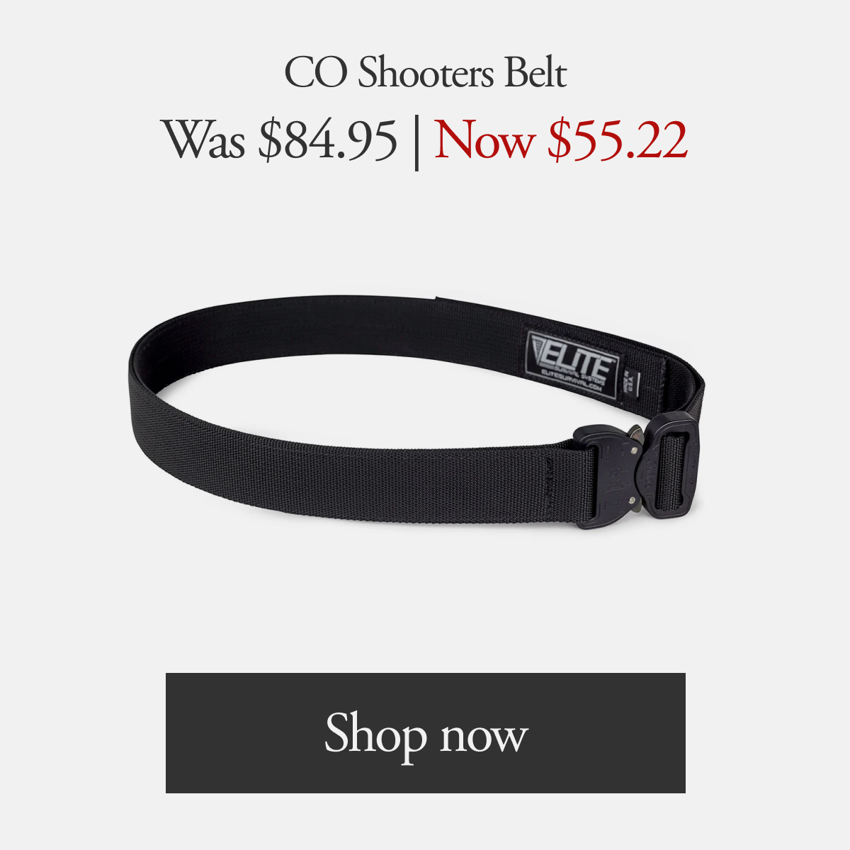 CO Shooters Belt