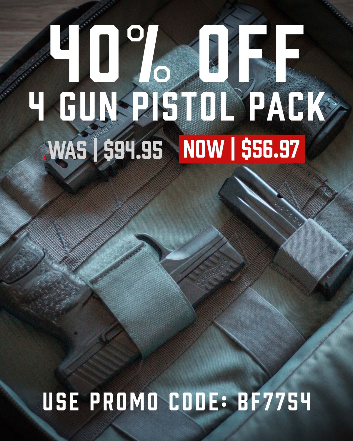 40% off Four Gun Pistol pack