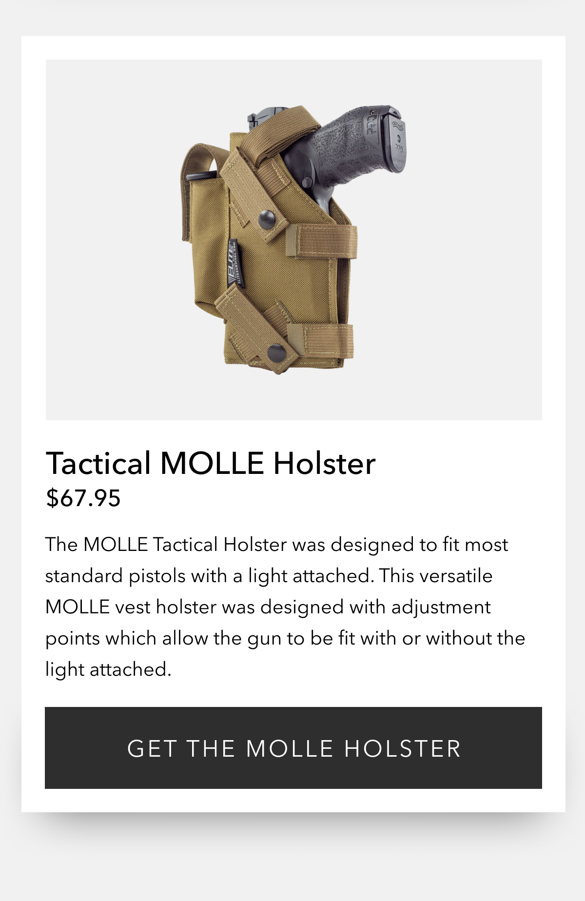 Tactical MOLLE Holster