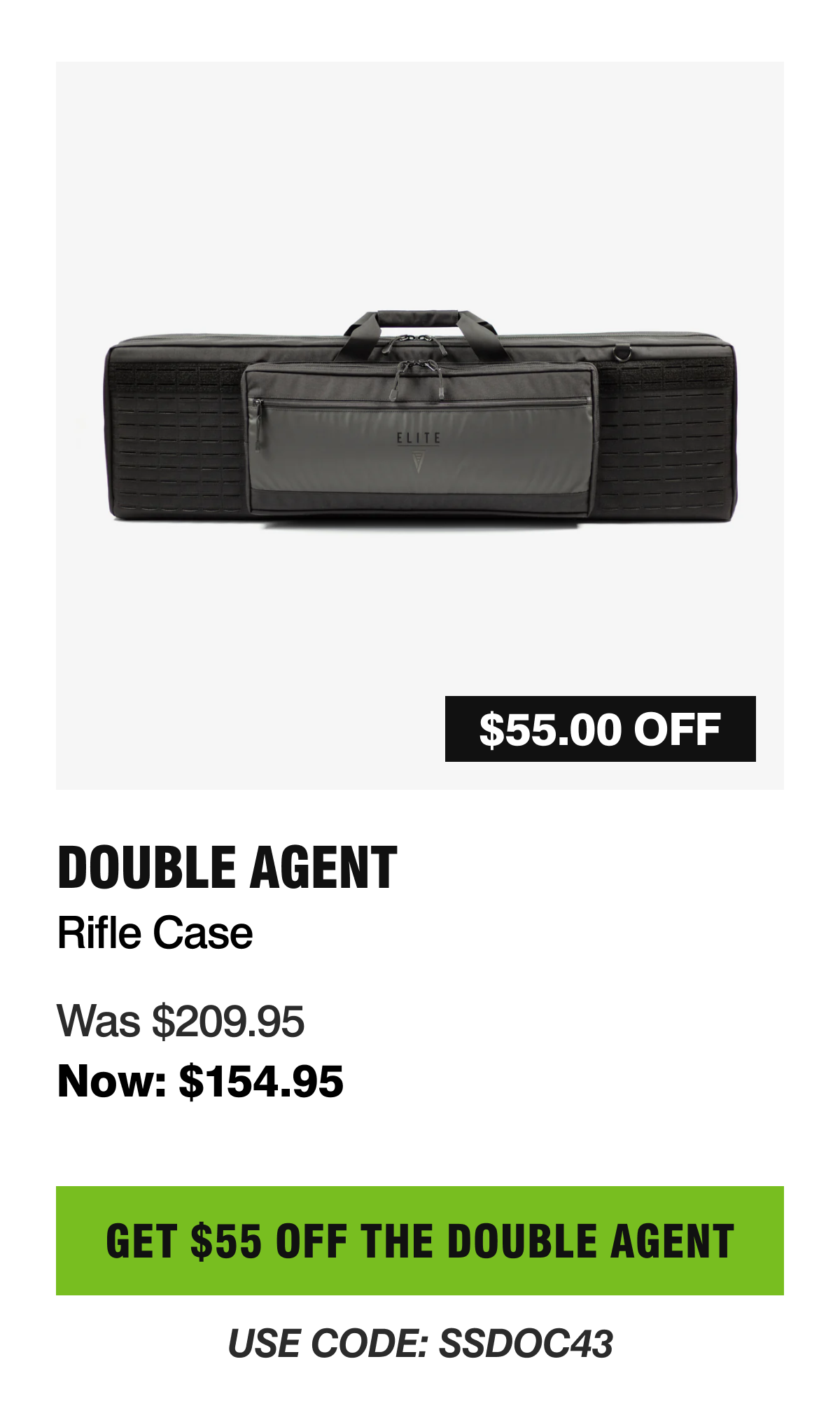 DOUBLE AGENT RIFLE CASE