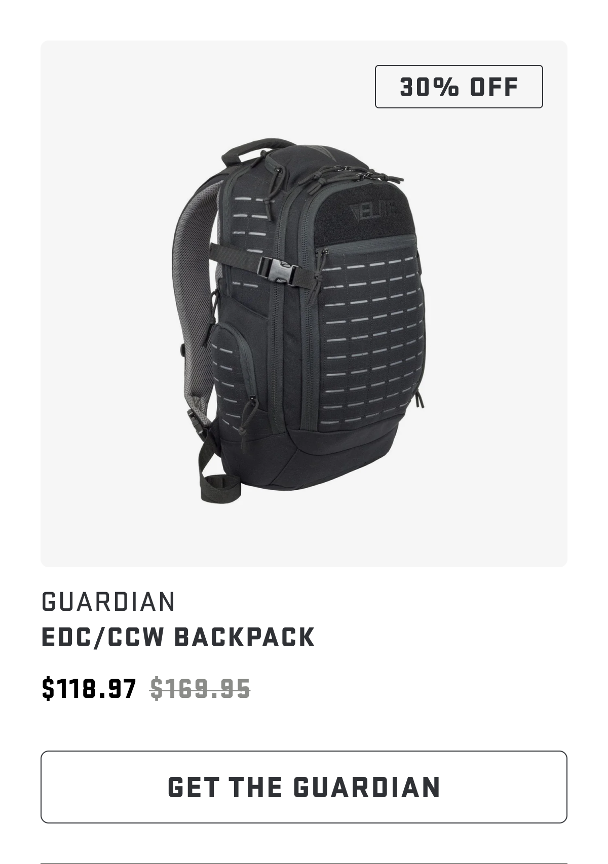 GUARDIAN EDC BACKPACK