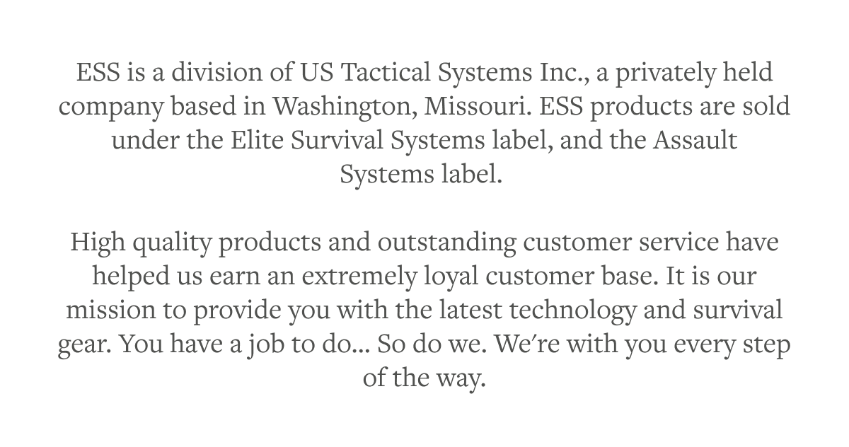 ELITE SURVIVAL SYSTEMS 310 W MAIN ST WASHINGTON, MO