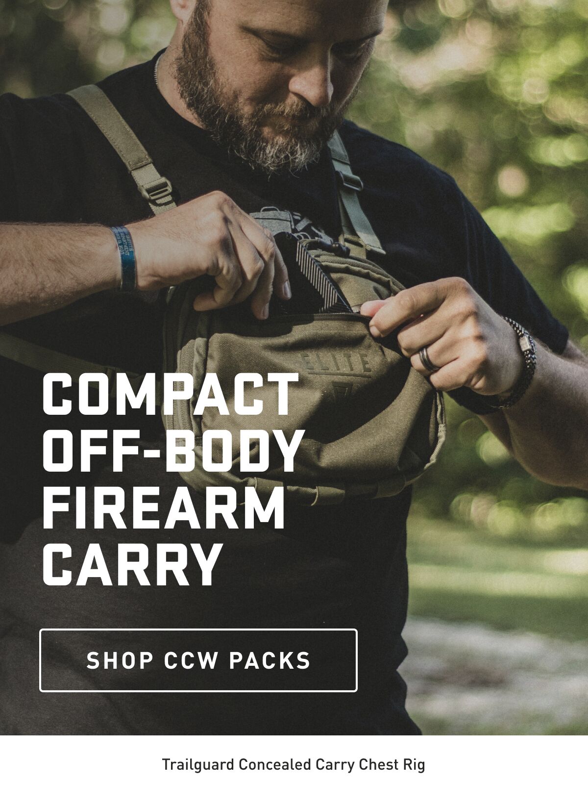 COMPACT OFF-BODY FIREARM CARRY