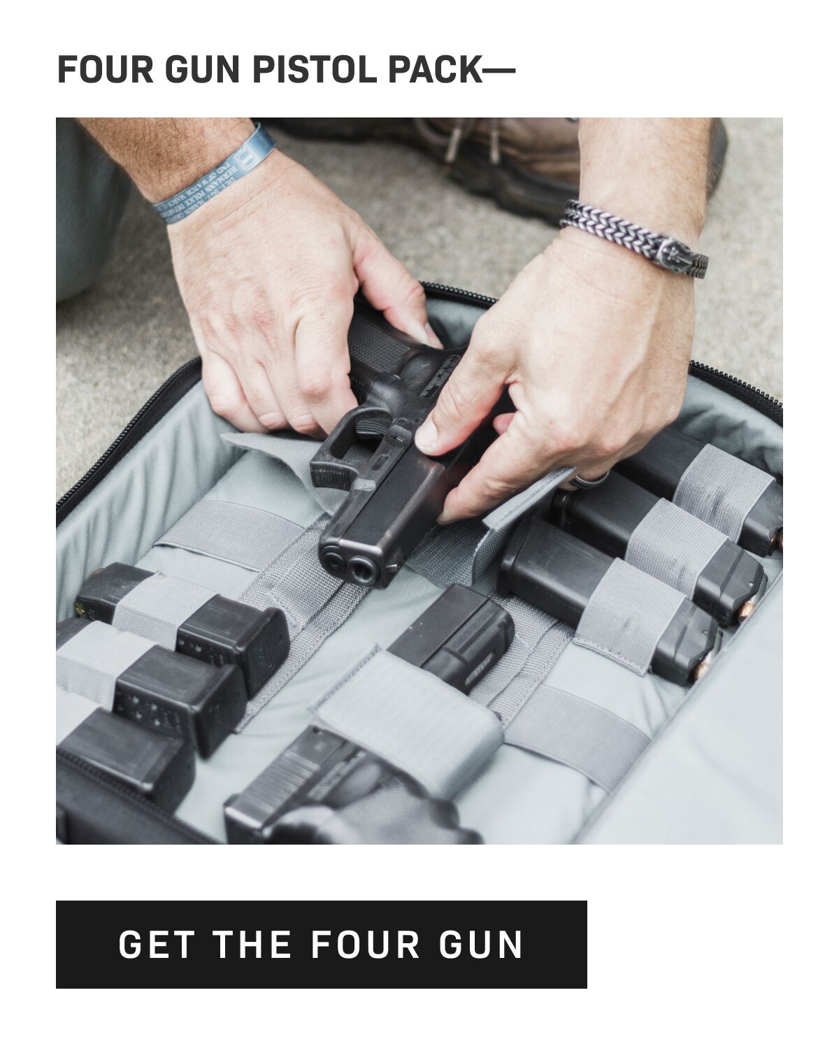 four gun pistol pack