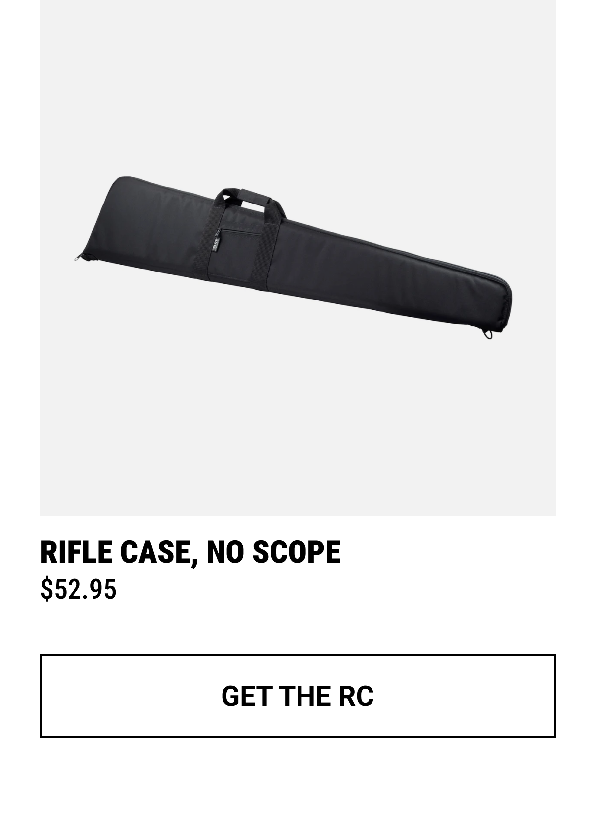Rifle Case, No Scope