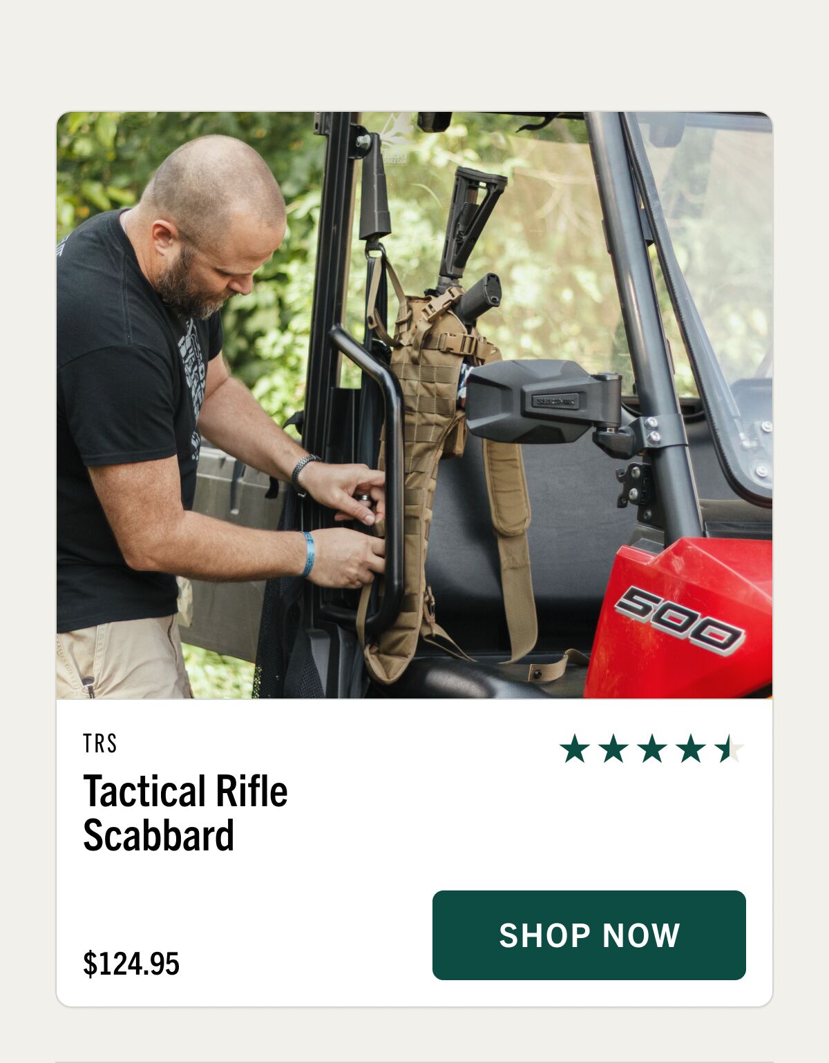 Tactical Rifle Scabbard