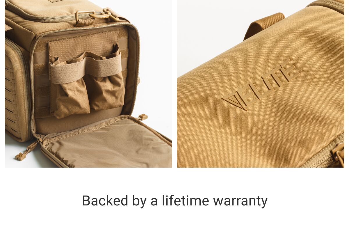 Backed by a lifetime warranty