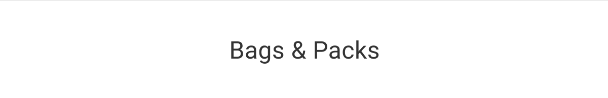Bags & Packs
