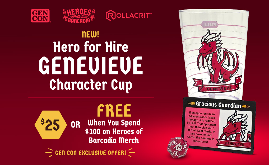 Heroes for Hire: Genevieve the Dragon Gen Con 2026 | Rollacrit