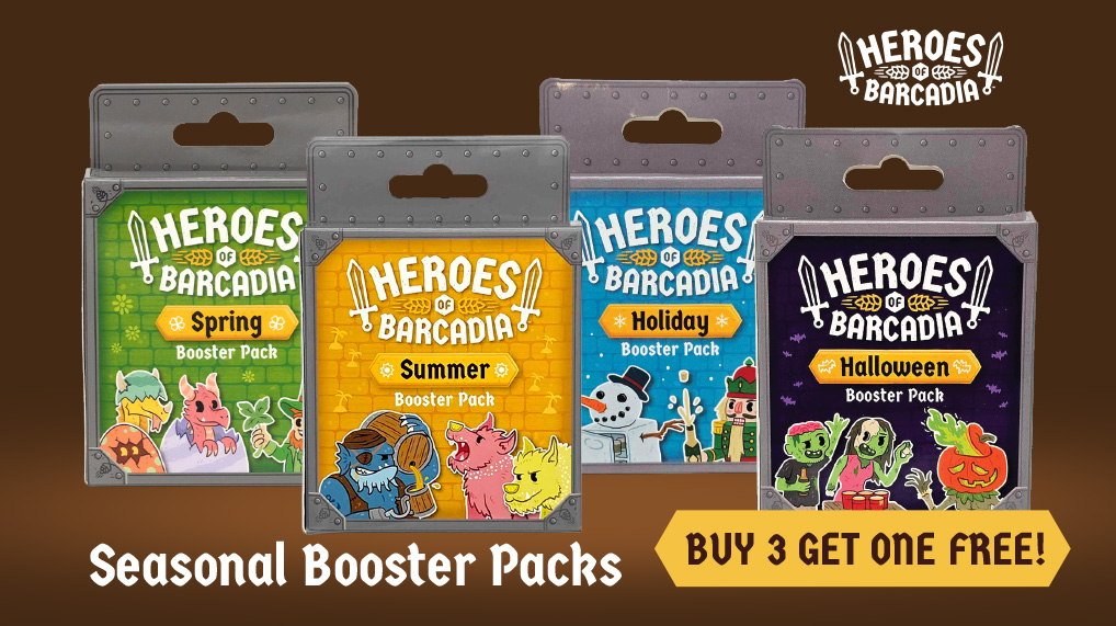 Heroes of Barcadia Booster Pack Gen Con 2026 | Rollacrit